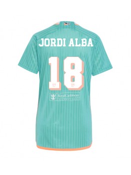 Inter Miami Jordi Alba #18 Ausweichtrikot für Frauen 2024-25 Kurzarm